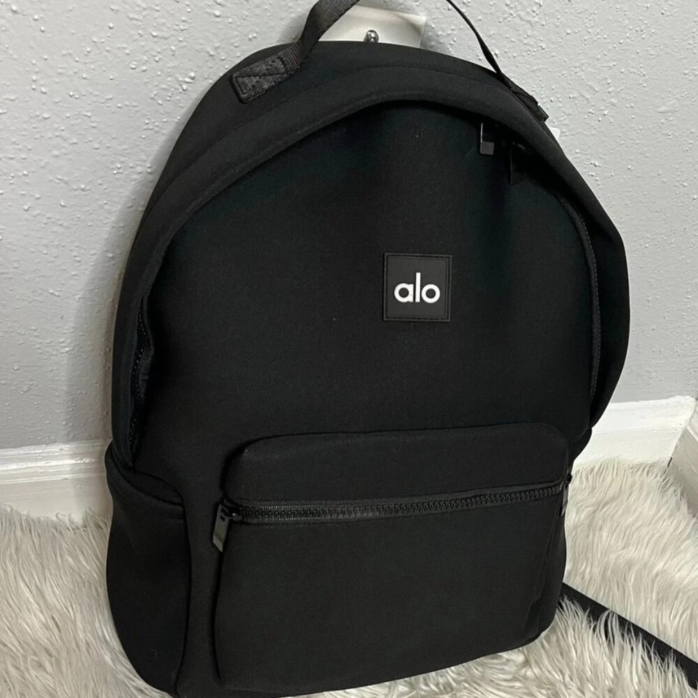 Authentic Alo Yoga Stow Backpack Black NWT Lululemon Style $328 RETAIL